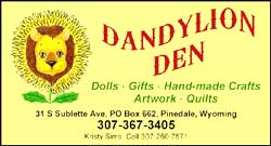 Dandylion Den in Pinedale, Wyoming