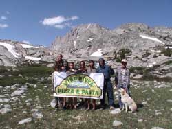 Wind River Pizza delivered to 11,000 feet! Thanks Mark Pearson from O'Kelley Outfitting. Wind River Pizza & Pasta in Pinedale