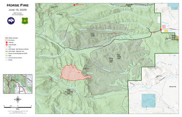 Horse Fire. Photo courtesy BTNF.