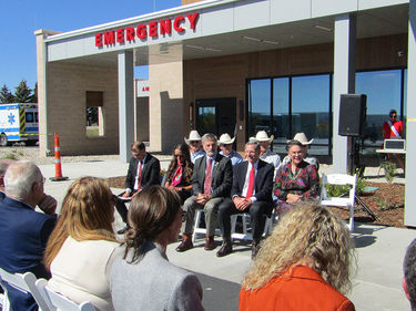 Dignitaries. Photo by Dawn Ballou, Pinedale Online!