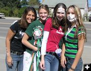 Homecoming Parade Girls. Photo by Pinedale Online.