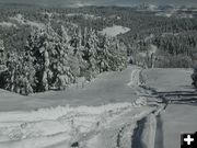 White Pine Snowmobile Trail. Photo by Pinedale Online.