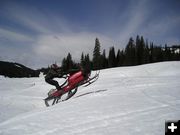 Horse Creek Snowmachining. Photo by Alan Svalberg, Pinedale Online.