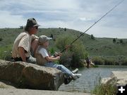 Kids Fishing Day. Photo by Clint Gilchrist, Pinedale Online.