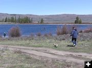 Dog Day at Dollar Lake. Photo by Pinedale Online.