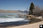 Sandy Beach melting off. Photo by Clint Gilchrist, Pinedale Online.