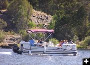Pontoon Party Barge. Photo by Dawn Ballou, Pinedale Online.
