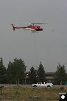 Clinic Copter. Photo by Clint Gilchrist, Pinedale Online.