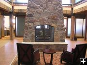 Beautiful Fireplace. Photo by Bob Rule, KPIN 101.1 FM.
