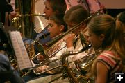 Middle School Horns. Photo by Pam McCulloch, Pinedale Online.