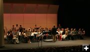 Pinedale High School Concert Band. Photo by Pam McCulloch, Pinedale Online.