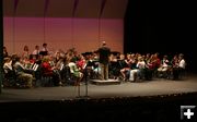 Pinedale Middle School Concert Band. Photo by Pam McCulloch, Pinedale Online.
