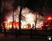 House Fire. Photo by Bob Rule, KPIN 101.1 FM.