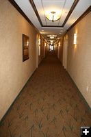 Hallway. Photo by Dawn Ballou, Pinedale Online.