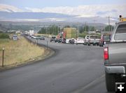 Line of Traffic. Photo by Bob Rule, KPIN 101.1 FM.