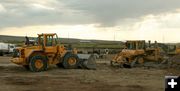 Heavy Equipment. Photo by Dawn Ballou, Pinedale Online.