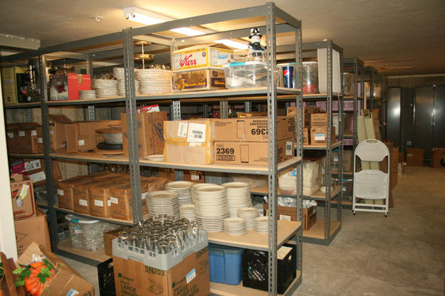 Basement Storage. Photo by Dawn Ballou, Pinedale Online.