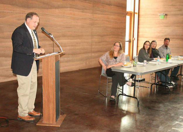 Community Conversation Luncheon. Photo by Dawn Ballou, Pinedale Online.