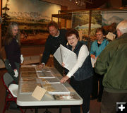 Historic Fur Trade Papers. Photo by Dawn Ballou, Pinedale Online.