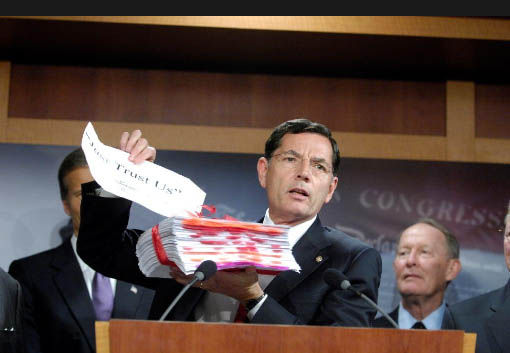Red Tape. Photo by Senator Barrasso's Office.