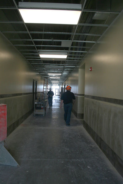 Hallway. Photo by Pam McCulloch, Pinedale Online.