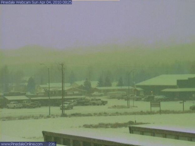 Pinedale View. Photo by Pinedale Webcam.