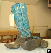 Old Boots. Photo by Dawn Ballou, Pinedale Online.