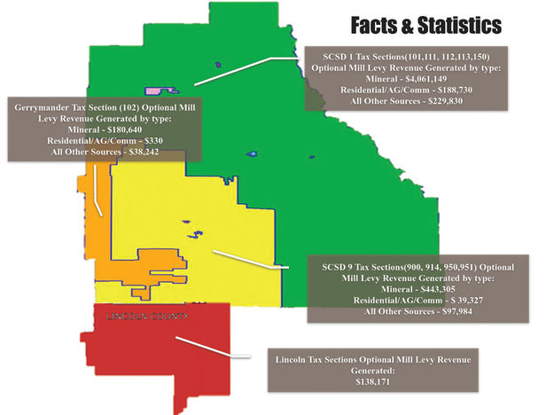 Tax Parity Map. Photo by Sublette County School District #9.