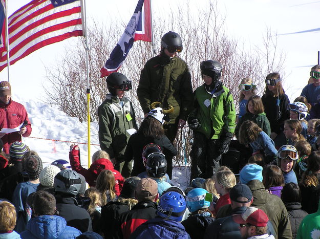 J3 Boy's Snowboard - Lower Start. Photo by Bob Rule, KPIN 101.1 FM Radio.
