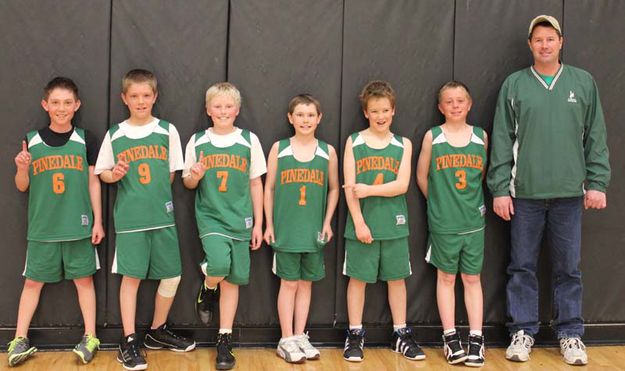 Little Wrangler Basketball team. Photo by Laila Illoway.