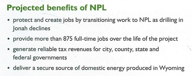 Projected Benefits. Photo by Encana Natural Gas.