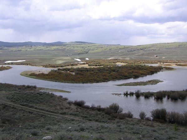 2006 high water. Photo by Dawn Ballou, Pinedale Online.
