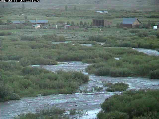 Dell Creek - July 3 - 8PM. Photo by Bondurant webcam.