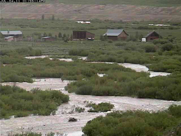 Dell Creek - July 4 -2PM. Photo by Bondurant webcam.