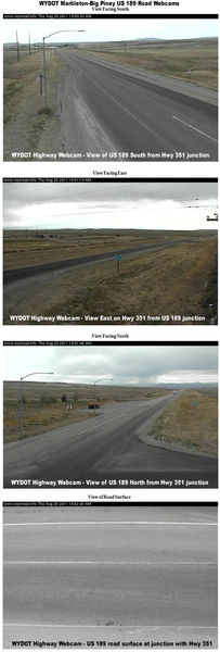 WYDOT US 189 Webcams. Photo by Wyoming Department of Transportation.
