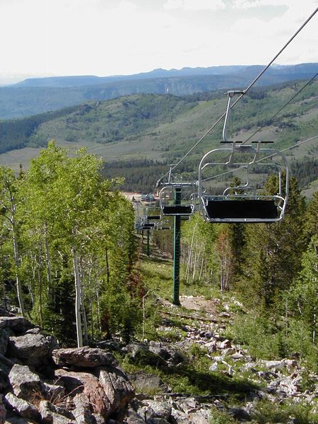 Scenic Chair Lift Rides. Photo by Dawn Ballou, Pinedale Online.