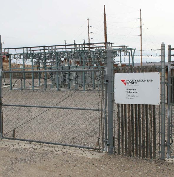 Pinedale Substation. Photo by Dawn Ballou, Pinedale Online.
