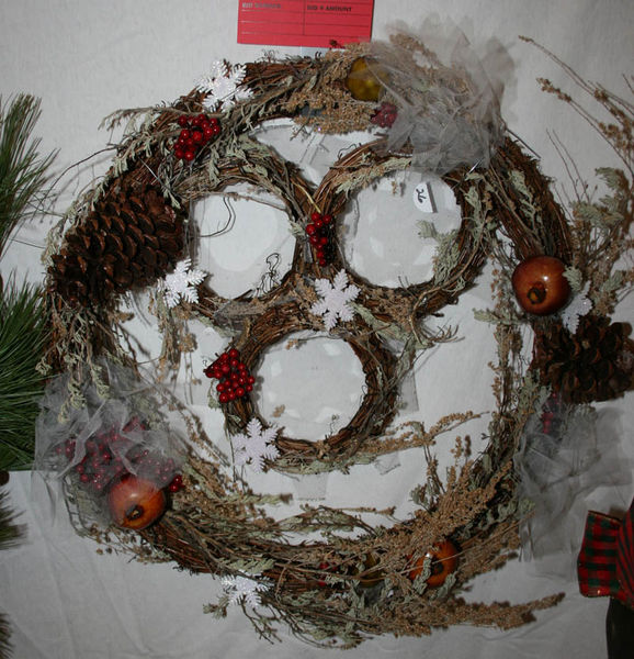 After School 4H wreath. Photo by Dawn Ballou, Pinedale Online.