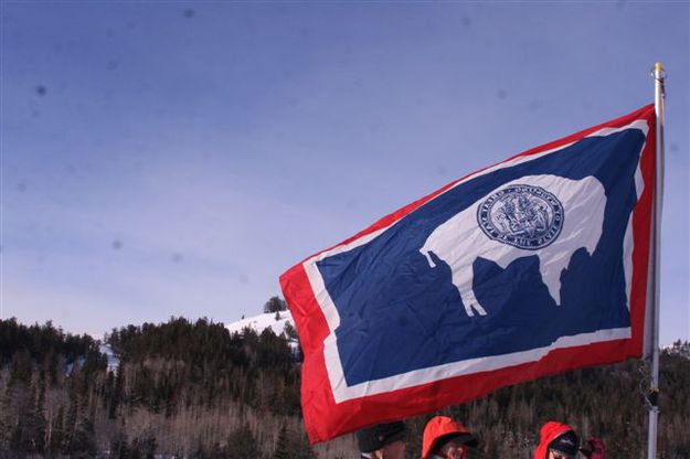 Wyoming Flag. Photo by Carie Whitman.