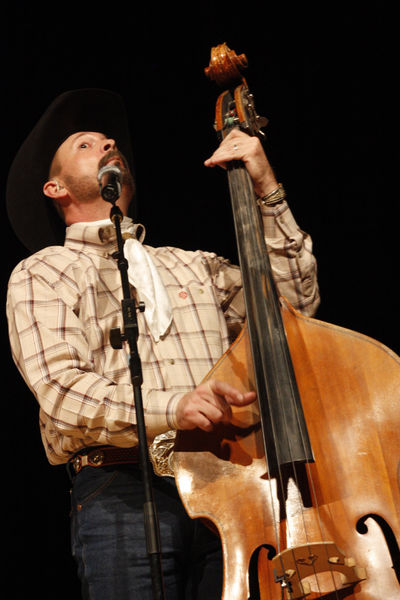 Standup bass. Photo by Tim Ruland, Pinedale Fine Arts Council.