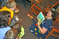 Easter Bookfest. Photo by Megan Rawlins, Pinedale Roundup.