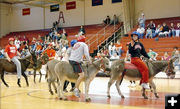 Donkey Basketball. Photo by Sublette County School District #1.
