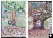 Poster contest winners. Photo by Sublette County Conservation District.