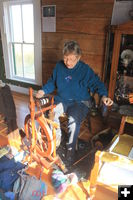 Spinning. Photo by Dawn Ballou, Pinedale Online.