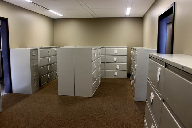 File room. Photo by Dawn Ballou, Pinedale Online.