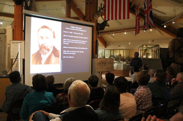 Albert Bierstadt talk. Photo by Dawn Ballou, Pinedale Online.