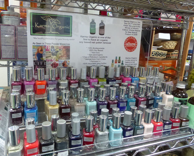 Organic Nail Products. Photo by Dawn Ballou, Pinedale Online.