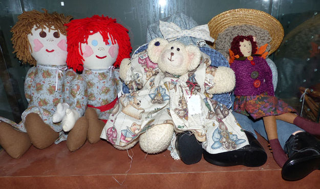 Soft dolls. Photo by Dawn Ballou, Pinedale Online.