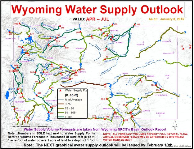 2015 Winter Water Supply Synopsis. Photo by NOAA.