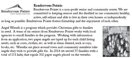 Angel Wreath program. Photo by Pinedale Fine Arts Council.